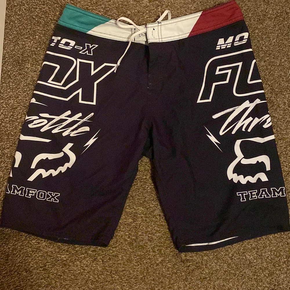 Fox racing swim trunks